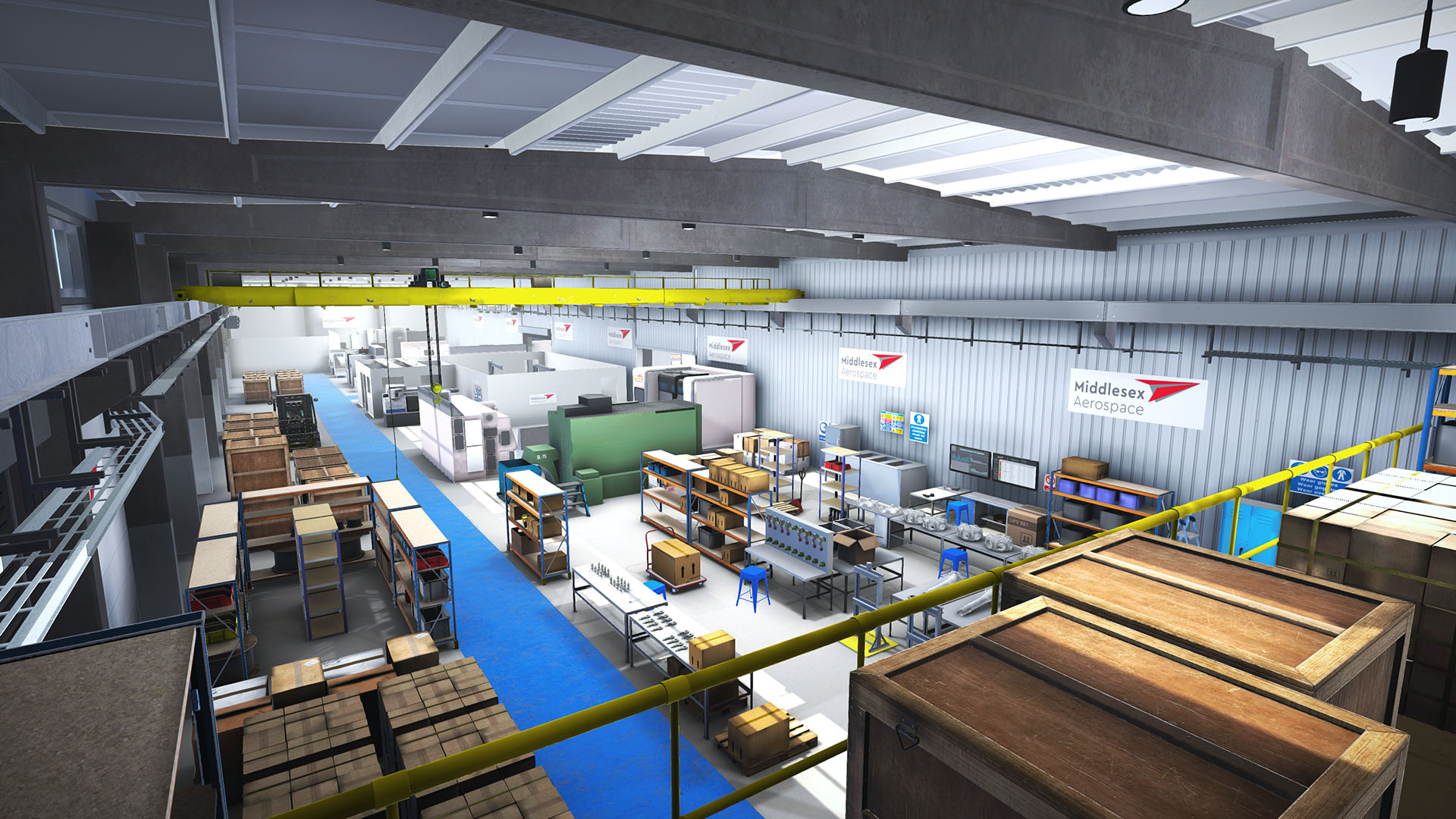 Middlesex Aerospace – 3D Factory Planning